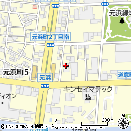 宮島温泉周辺の地図