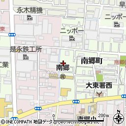 大阪府大東市南郷町4-70周辺の地図