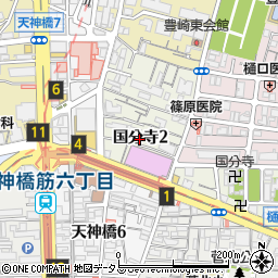 有限会社ワーク　大阪営業所周辺の地図