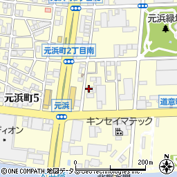 宮島温泉周辺の地図