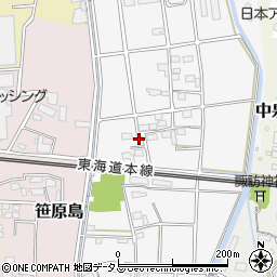 静岡県磐田市海老塚34周辺の地図
