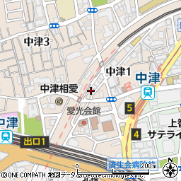ＨＡＴＳＵＴＡＴＳＵ　中津店周辺の地図