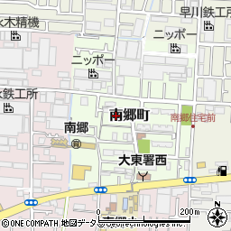 大阪府大東市南郷町4-41周辺の地図