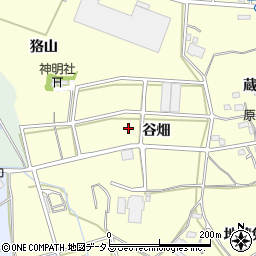 愛知県豊橋市原町谷畑周辺の地図