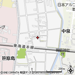 静岡県磐田市海老塚47周辺の地図