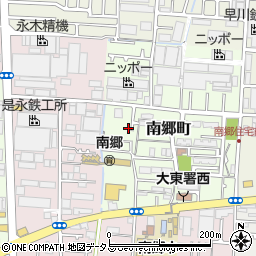 大阪府大東市南郷町4-7周辺の地図