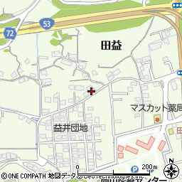岡山県岡山市北区田益1204周辺の地図