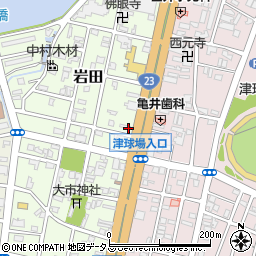 栗谷三宏堂印房　注文受付周辺の地図