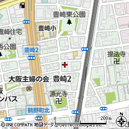 大阪府大阪市北区豊崎2丁目9-13周辺の地図