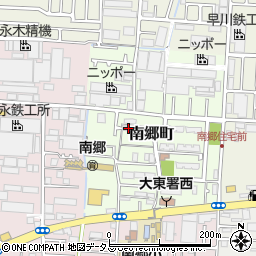 大阪府大東市南郷町4-27周辺の地図