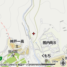 兵庫県神戸市中央区葺合町馬止周辺の地図