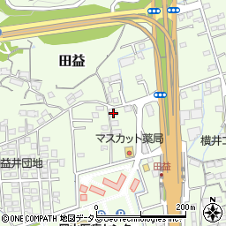 岡山県岡山市北区田益1287周辺の地図