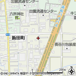 静岡県浜松市中央区飯田町213周辺の地図