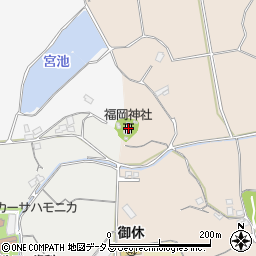 福岡神社周辺の地図