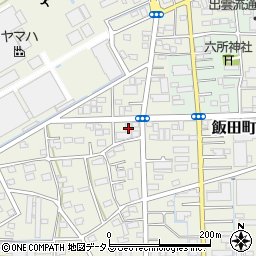 静岡県浜松市中央区飯田町135周辺の地図