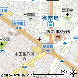 グローバル御幣島駅前周辺の地図