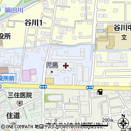 ダスキン大阪東支社周辺の地図
