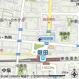 はましんリース株式会社　磐田営業所周辺の地図