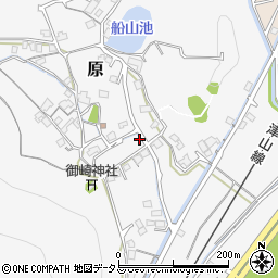 岡山県岡山市北区原624周辺の地図