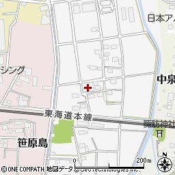静岡県磐田市海老塚65周辺の地図