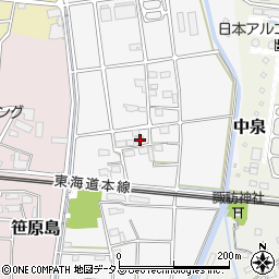 静岡県磐田市海老塚64-3周辺の地図