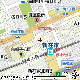 イトーピア六甲道マンション周辺の地図