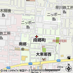 大阪府大東市南郷町4-22周辺の地図