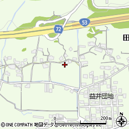 岡山県岡山市北区田益1181-1周辺の地図