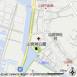 静岡県浜松市中央区雄踏町山崎周辺の地図