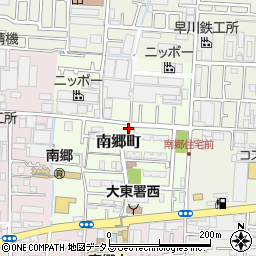 大阪府大東市南郷町4-16周辺の地図