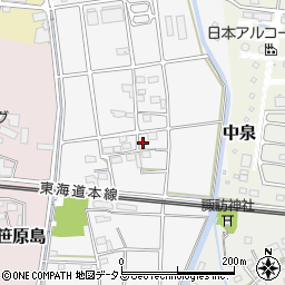 静岡県磐田市海老塚60周辺の地図