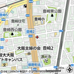 ＥＣＣ編入学院　大阪校周辺の地図