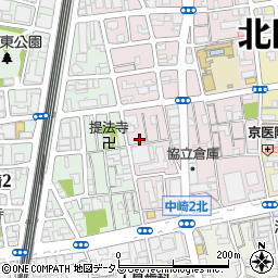 きみや 大阪本店周辺の地図