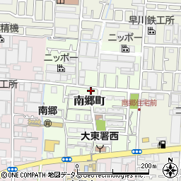 大阪府大東市南郷町4-15周辺の地図