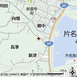 愛知県知多郡南知多町片名長峯周辺の地図