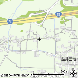 岡山県岡山市北区田益1180-2周辺の地図