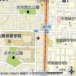 大阪信愛保育園周辺の地図
