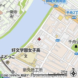 松川鉄工所周辺の地図