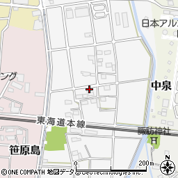 静岡県磐田市海老塚64-1周辺の地図