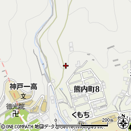 兵庫県神戸市中央区葺合町東野周辺の地図