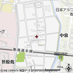 静岡県磐田市海老塚64-4周辺の地図