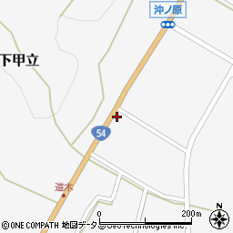 広島県安芸高田市甲田町下甲立702周辺の地図
