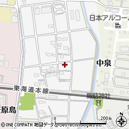 静岡県磐田市海老塚59周辺の地図