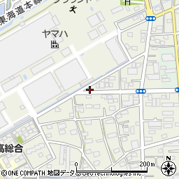 静岡県浜松市中央区飯田町90周辺の地図