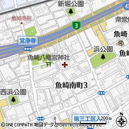 ライオンズガーデン魚崎弐番館周辺の地図