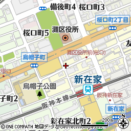 サン友田周辺の地図