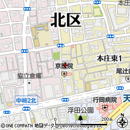 大阪市立　北区子ども・子育てプラザ周辺の地図