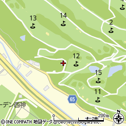 兵庫県神戸市西区櫨谷町寺谷96周辺の地図