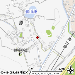 岡山県岡山市北区原611周辺の地図