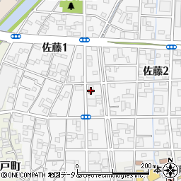 浜松佐藤郵便局 ＡＴＭ周辺の地図